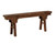 Peasant Bench, Brown