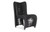 Seat Belt Dining Chair, High Back, Black/Black