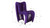 Seat Belt Dining Chair, Purple