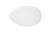 River Stone Coffee Table, Gel Coat White, Large