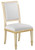Ines Muslin Ivory Chair