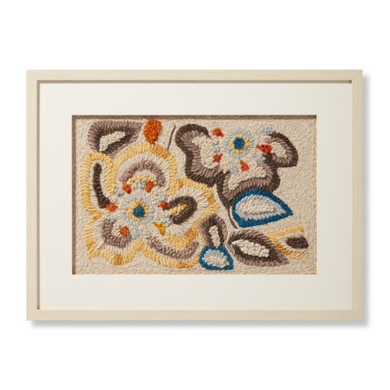 Loloi Night Bloom Ivory  Multi 2-8 X 2 Wall Art
