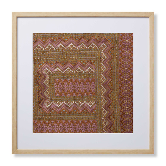 Loloi Tanta Pink  Rust 2-6 X 2-6 Wall Art