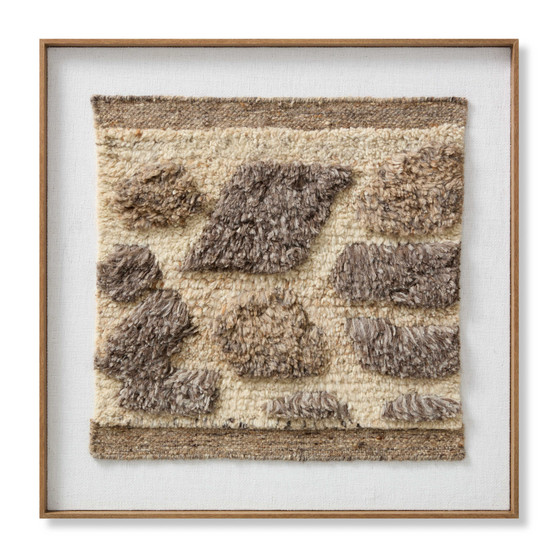Loloi Stonewall Brown  Grey 2-7 X 2-7 Wall Art