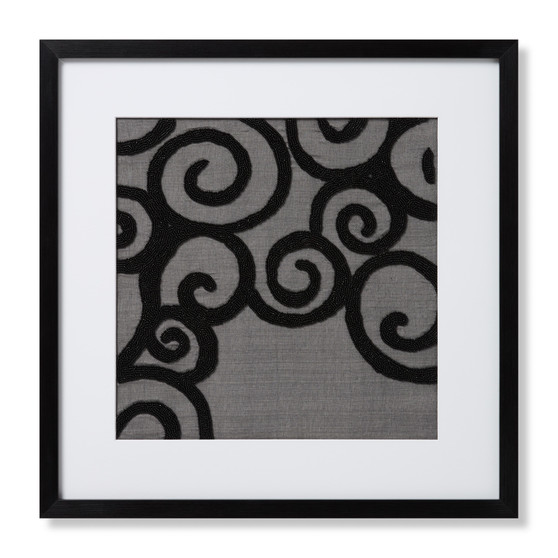 Loloi Decadent Grey  Black 2-2 x 2-2 Wall Art