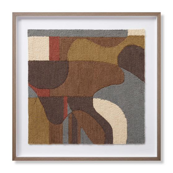 Loloi Awestruck Multi  Blue 3-4 X 3-4 Wall Art
