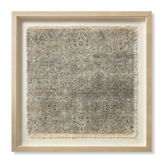 Loloi Fredericksburg Ivory  Black 2-2 x 2-2 Wall Art