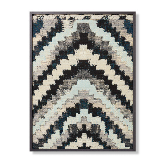 Loloi Arroyo Black  Ivory 2-6 X 3-4 Wall Art