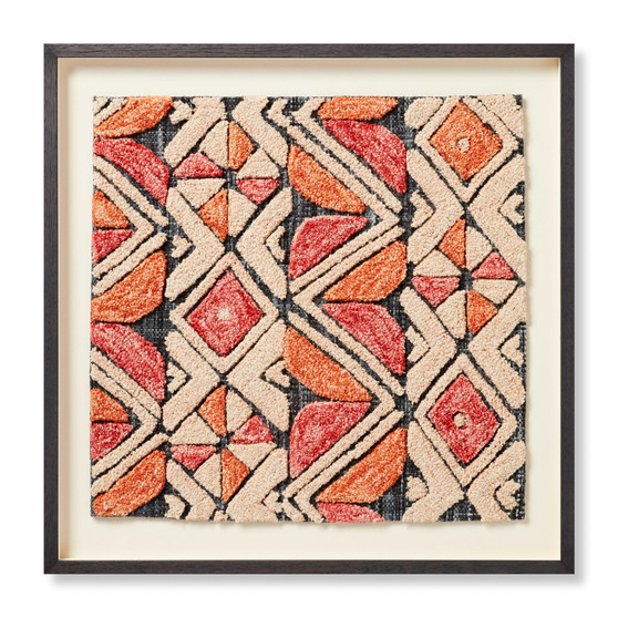 Loloi Kojo Blue  Orange 2-4 X 2-4 Wall Art