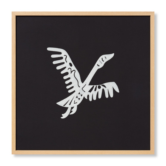 Loloi Oni Black  Ivory 2-4 X 2-4 Wall Art
