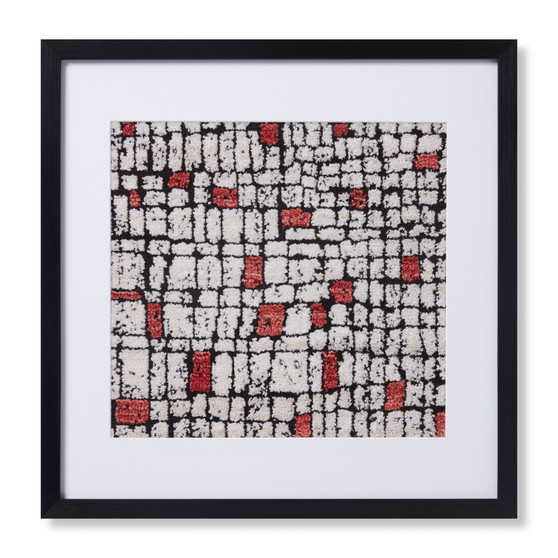 Loloi Looking Glass Multi  Ivory 2 X 2 Wall Art