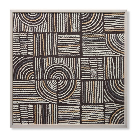 Loloi Lexicon Brown  Beige 3-10 X 3-10 Wall Art