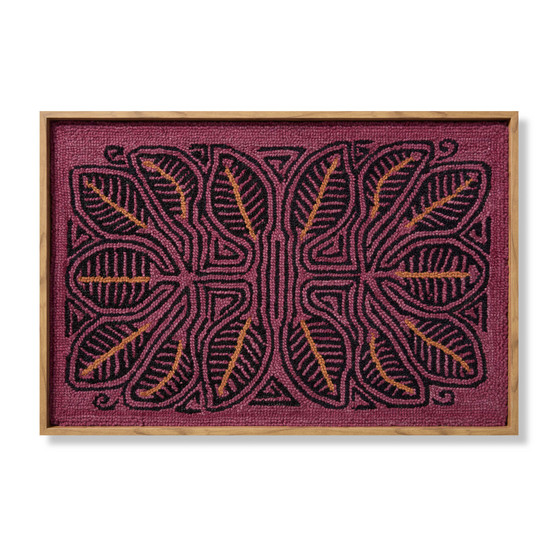 Loloi Cocora Pink  Black 3-2 X 2-2 Wall Art