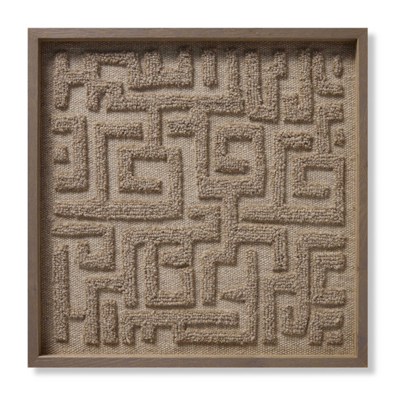 Loloi Mythus Beige  Ivory 2 X 2 Wall Art