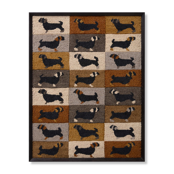 Loloi Dackel Brown  Grey 2-8 X 3-5 Wall Art