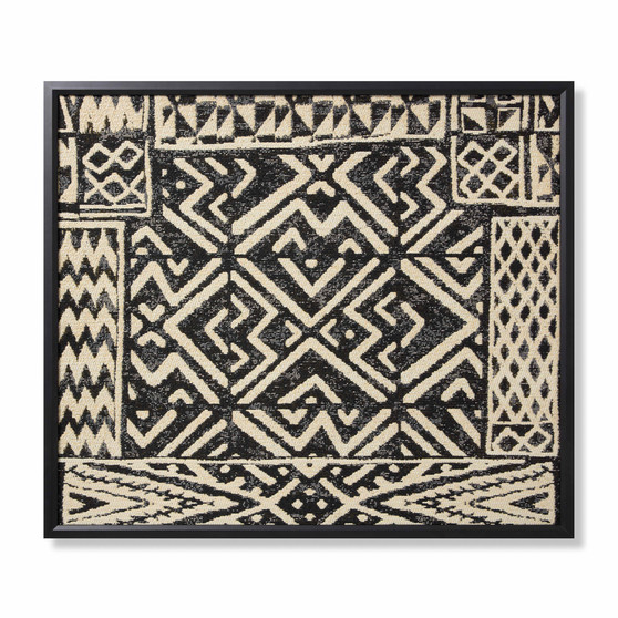 Loloi Gen X Black  Gold 3-7 X 3-4 Wall Art