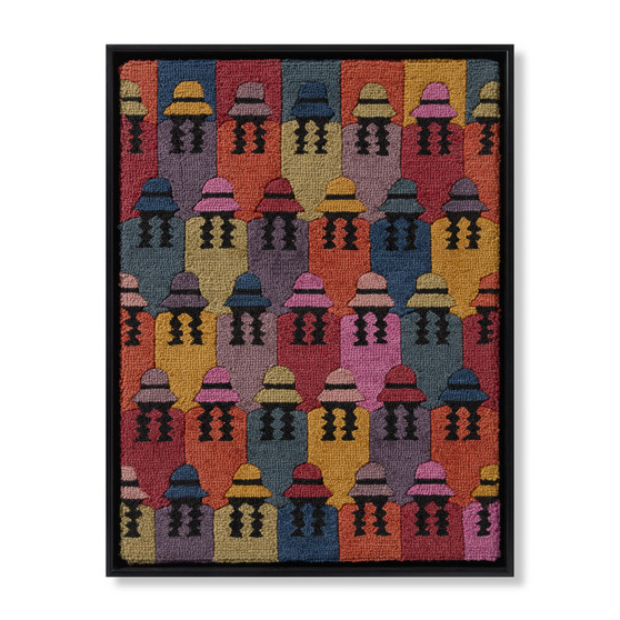 Loloi Puno Ladies Multi  Black 3-7 x 2-9 Wall Art
