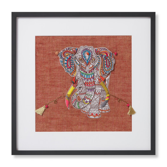Loloi Pachyderm Rust  Multi 2-2 X 2-2 Wall Art