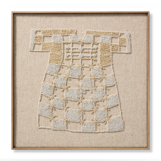 Loloi Kaftan Beige  Grey 2-9 X 2-9 Wall Art