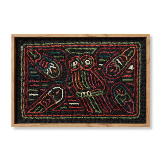 Loloi Buho Multi  Black 2-2 X 1-6 Wall Art