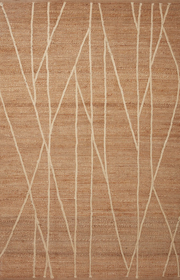 Loloi II Bodhi Natural  Ivory 18 x 18 Sample Rug
