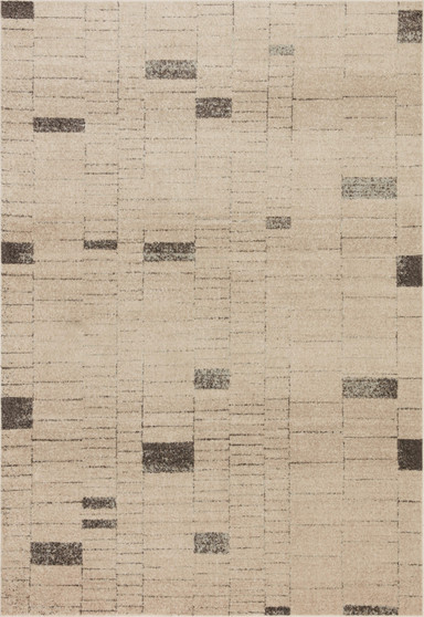 Loloi II Bowery Slate  Taupe 18 x 18 Sample Rug