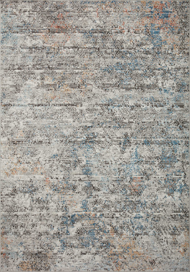 Loloi II Bianca Grey  Multi 18 x 18 Sample Rug