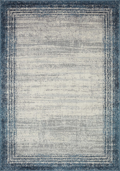 Loloi II Austen Pebble  Blue 18 x 18 Sample Rug