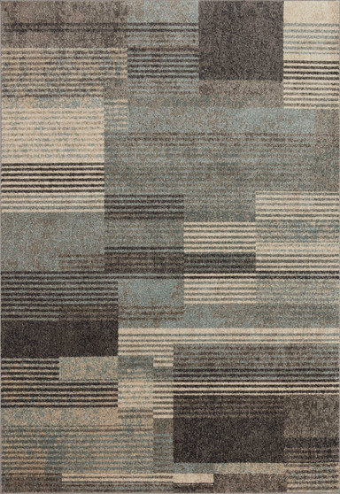 Loloi II Bowery Storm  Taupe 18 x 18 Sample Rug
