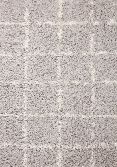 Angela Rose x Loloi Amira Silver  Ivory 18 x 18 Sample Rug