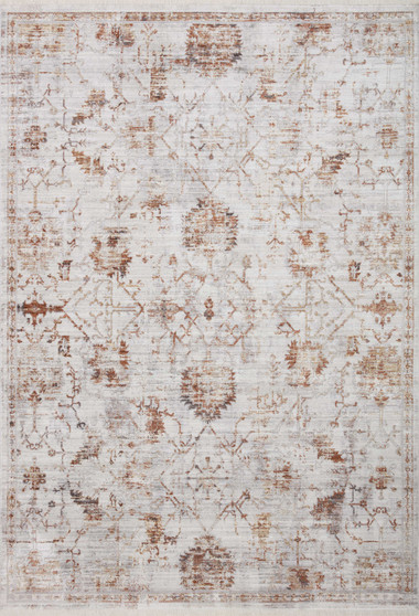 Loloi Bonney Silver  Sunset 18 x 18 Sample Rug