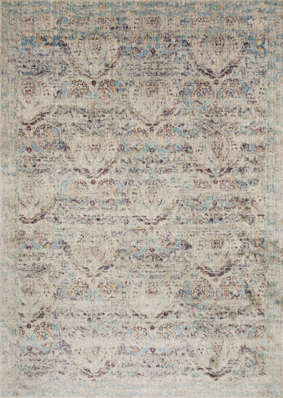 Loloi Anastasia Silver  Plum 18 x 18 Sample Rug