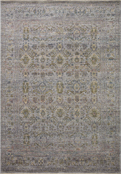 Jean Stoffer x Loloi Bradbury Grey  Multi 18 x 18 Sample Rug