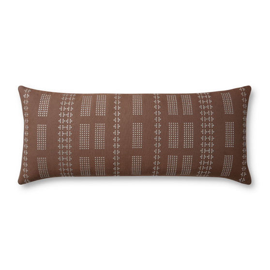 Jean Stoffer x Loloi Charles Clay  Mist 13 x 35 Cover wDown Pillow