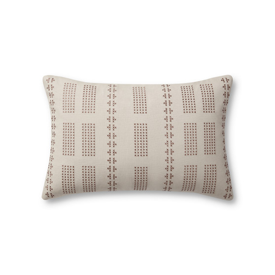 Jean Stoffer x Loloi Thomas Natural 13 x 21 Cover wDown Pillow