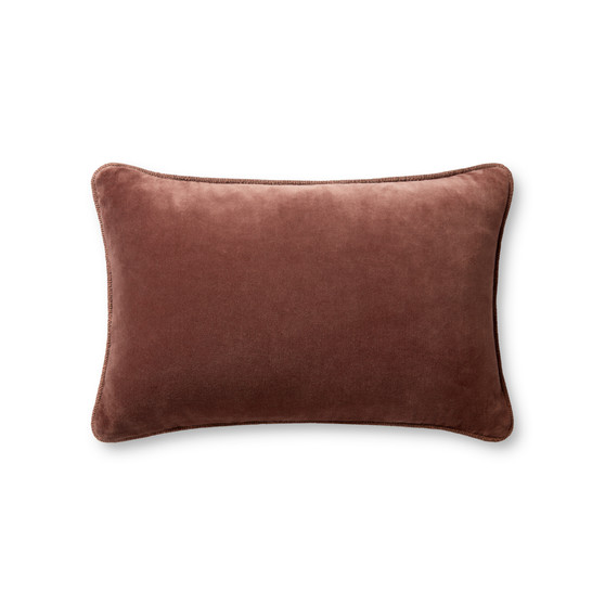 Chris Loves Julia x Loloi Liza Cinnamon 13 x 21 Cover wDown Pillow