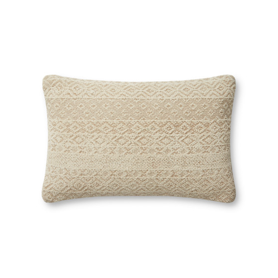 Angela Rose x Loloi Henderson Sand  Ivory 13 x 21 Cover wDown Pillow