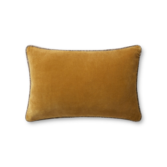 Chris Loves Julia x Loloi Liza Gold 13 x 21 Cover wDown Pillow