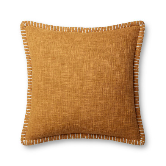 Loloi PLL0109 Gold 22 x 22 Cover wDown Pillow
