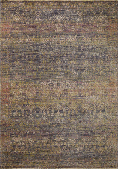 Jean Stoffer x Loloi Bradbury Ink  Multi 18 x 18 Sample Rug