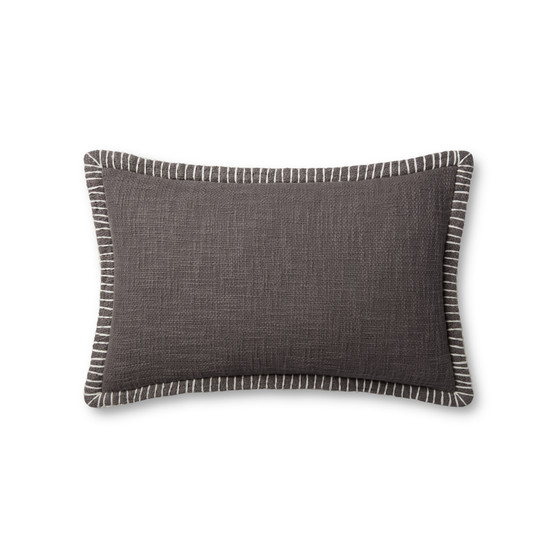 Loloi PLL0109 Grey 13 x 21 Cover wDown Pillow