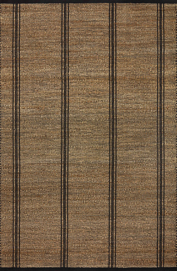 Angela Rose x Loloi Colton Natural  Black 18 x 18 Sample Rug
