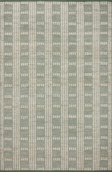 Angela Rose x Loloi Colton Ivory  Sage 18 x 18 Sample Rug