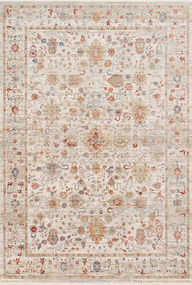Loloi Claire Ivory  Multi 18 x 18 Sample Rug