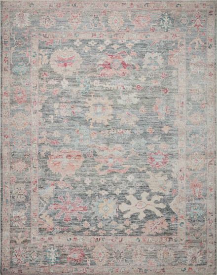 Loloi II Elysium Graphite  Multi 18 x 18 Sample Rug