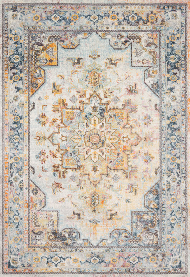 Loloi II Clara Mist  Multi 18 x 18 Sample Rug