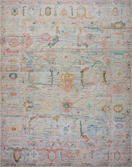 Loloi II Elysium Multi  Fiesta 18 x 18 Sample Rug