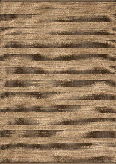 Chris Loves Julia x Loloi Judy Natural  Chocolate 18 x 18 Sample Rug