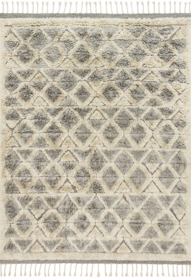 Loloi Hygge Smoke  Taupe 18 x 18 Sample Rug