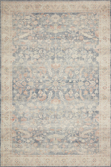 Loloi II Hathaway Denim  Multi 18 x 18 Sample Rug